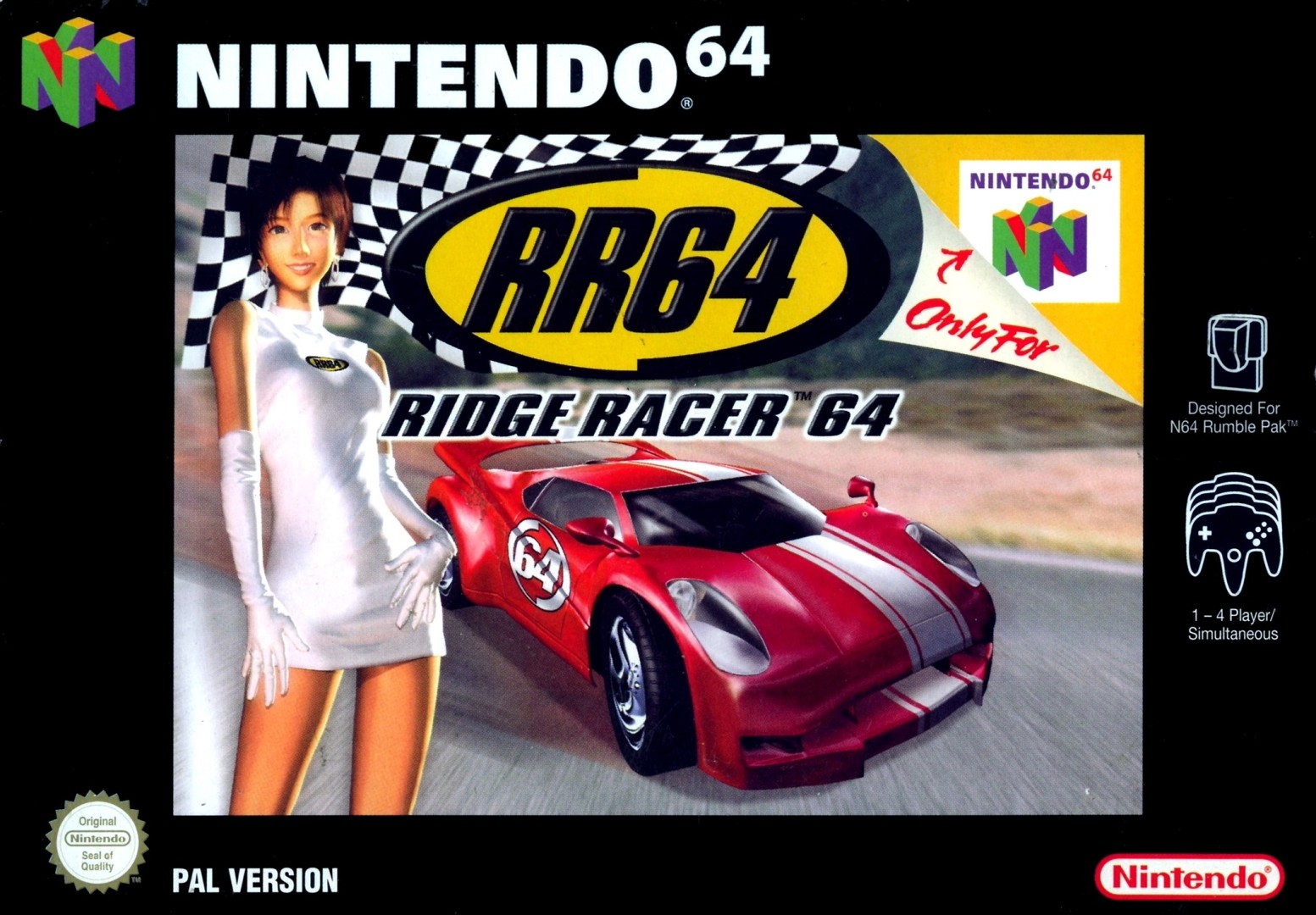 Ridge Racer 64 (2000) cover art