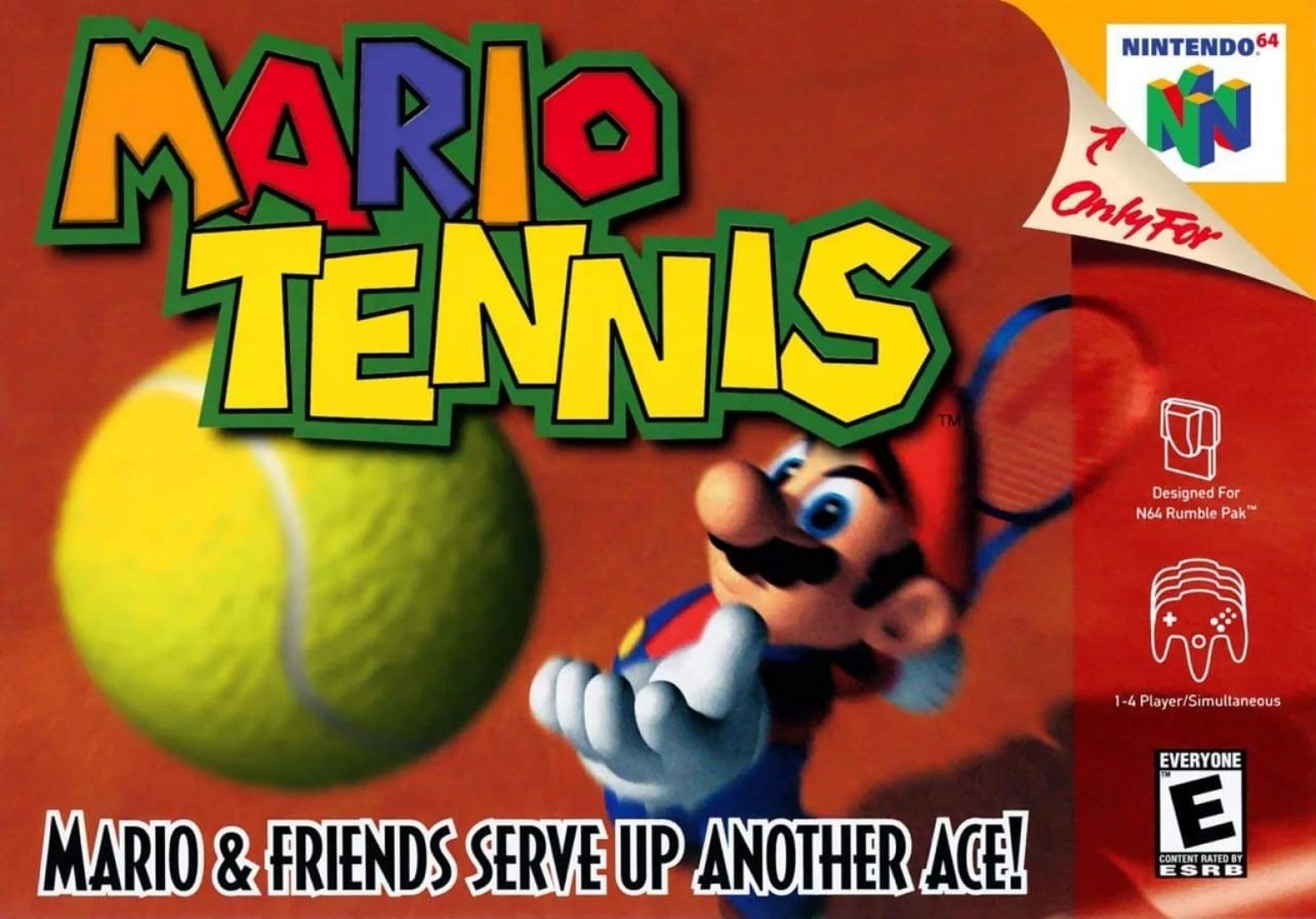 Mario Tennis (2000) cover art