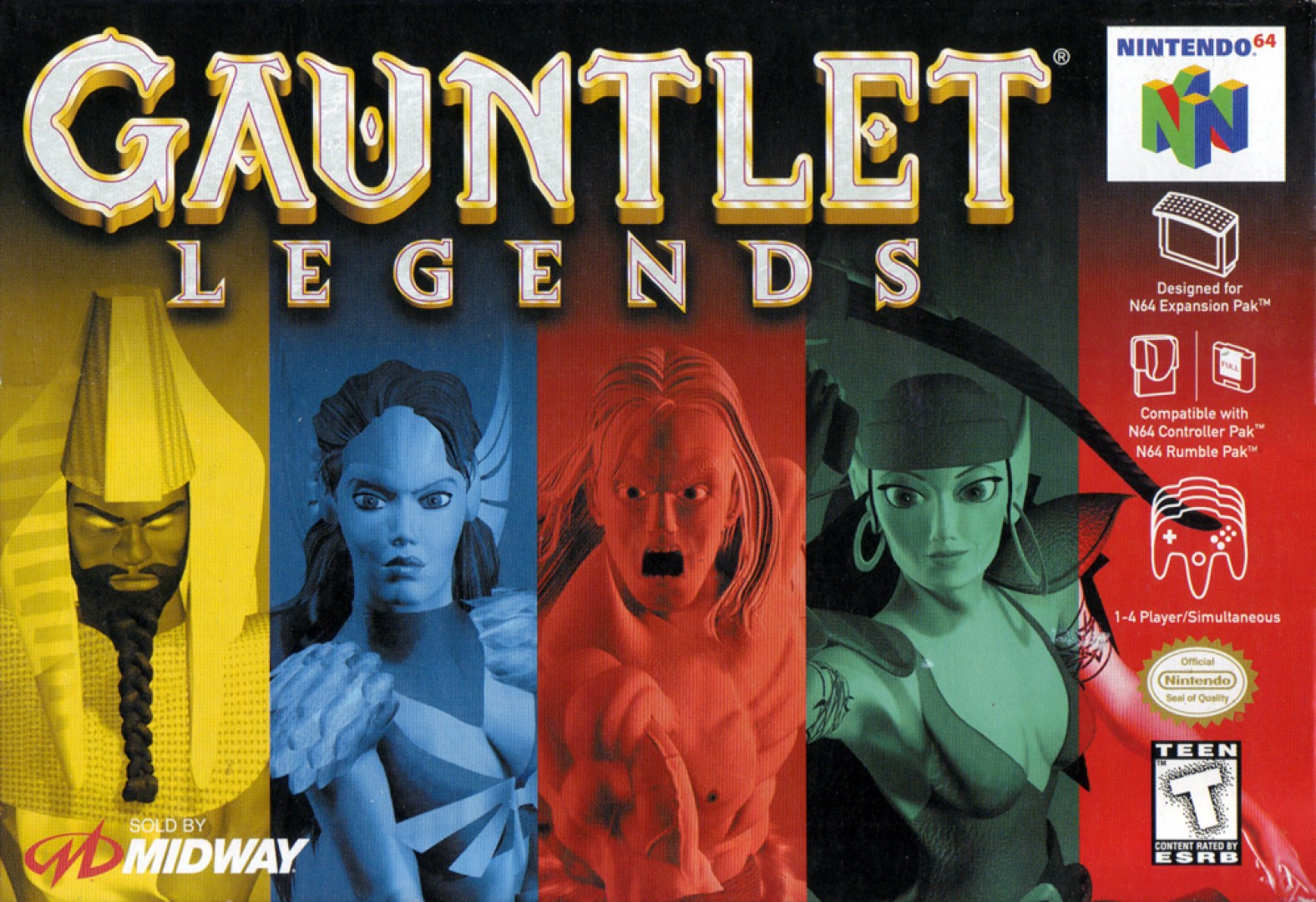 Gauntlet Legends (1999) cover art