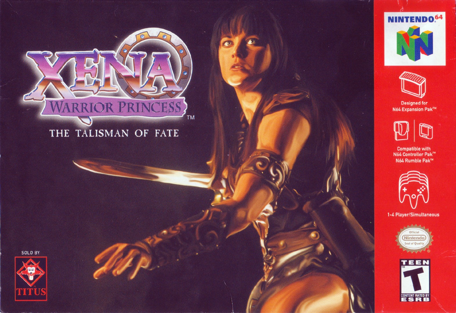 Xena: Warrior Princess - The Talisman of Fate (1998) cover art