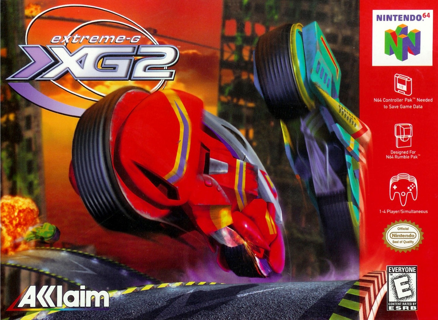 Extreme-G 2 (1998) cover art