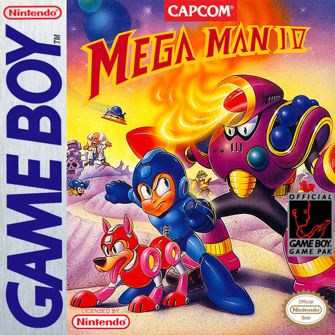 Mega Man IV (1993) cover art