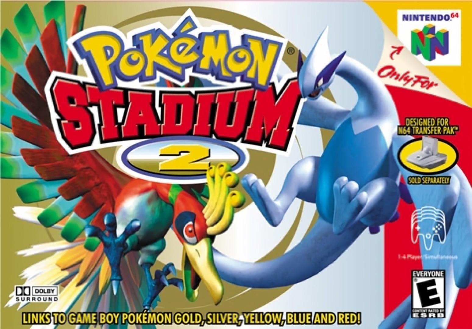 PokÃ©mon Stadium 2 (2001) cover art