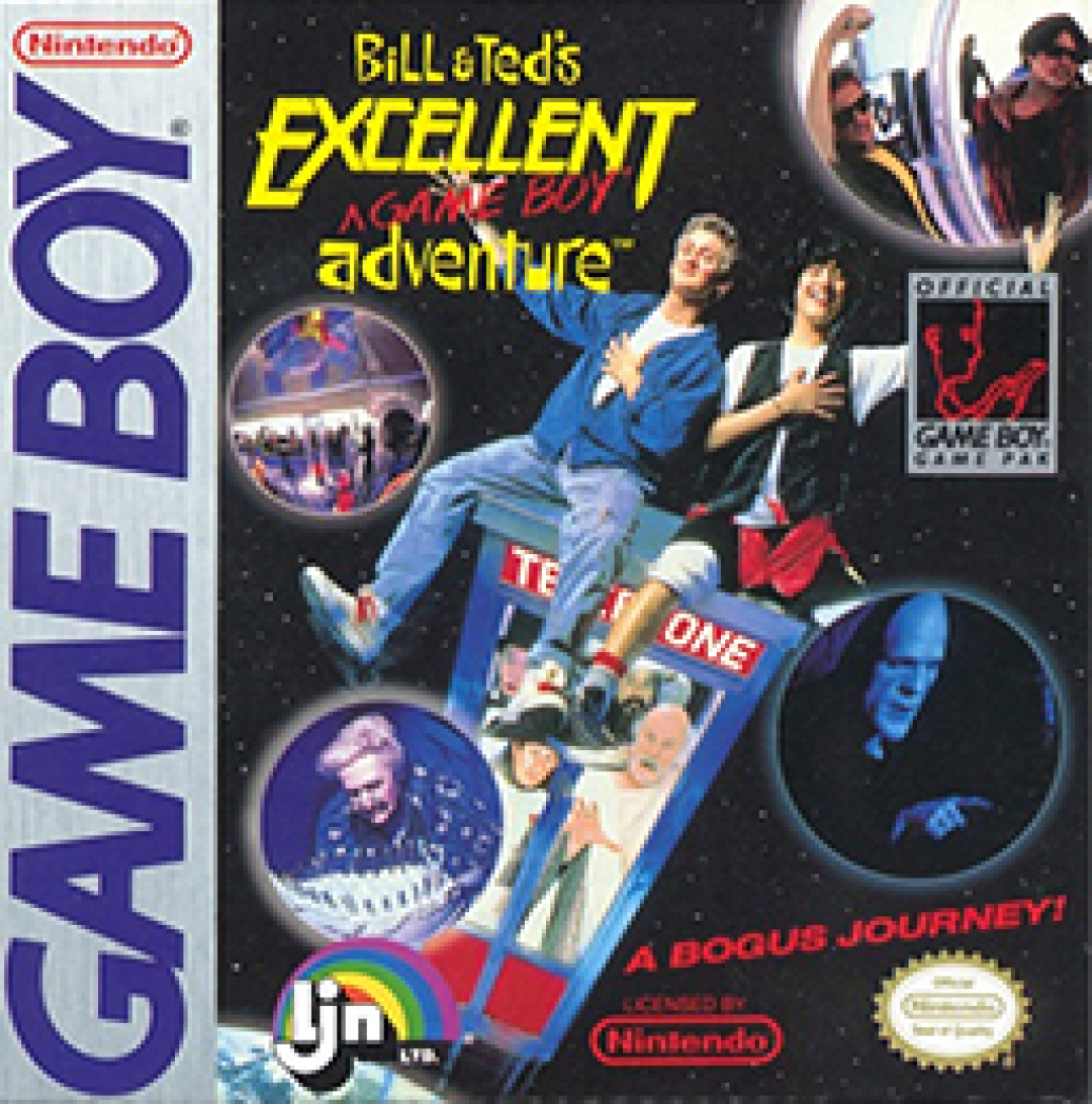 Bill & Ted's Excellent Game Boy Adventure (1991) cover art