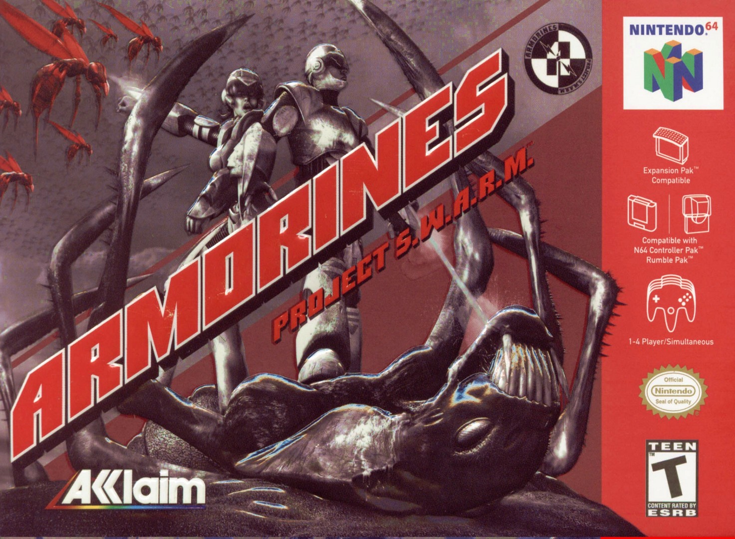 Armorines: Project S.W.A.R.M. (1999) cover art