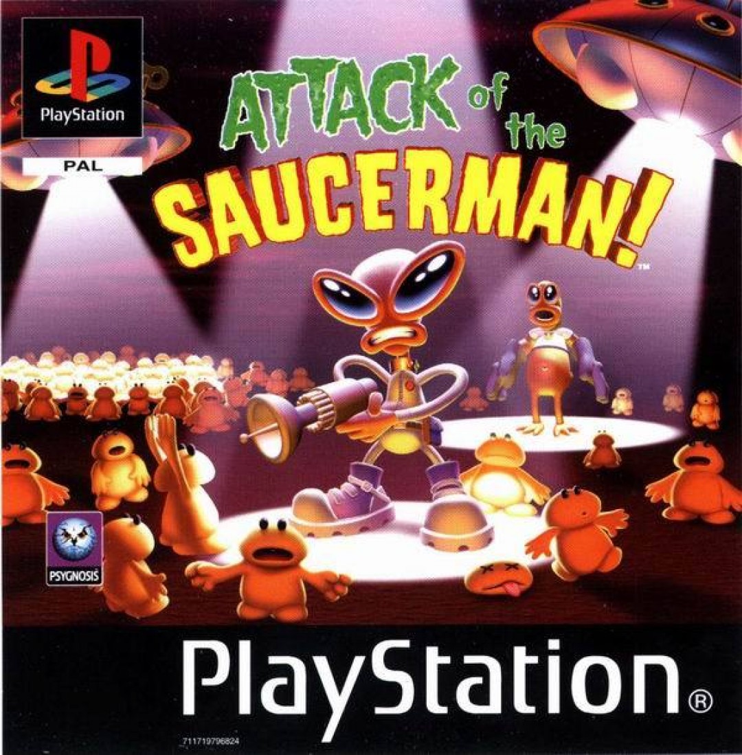 Attack of the Saucerman! (1999) cover art