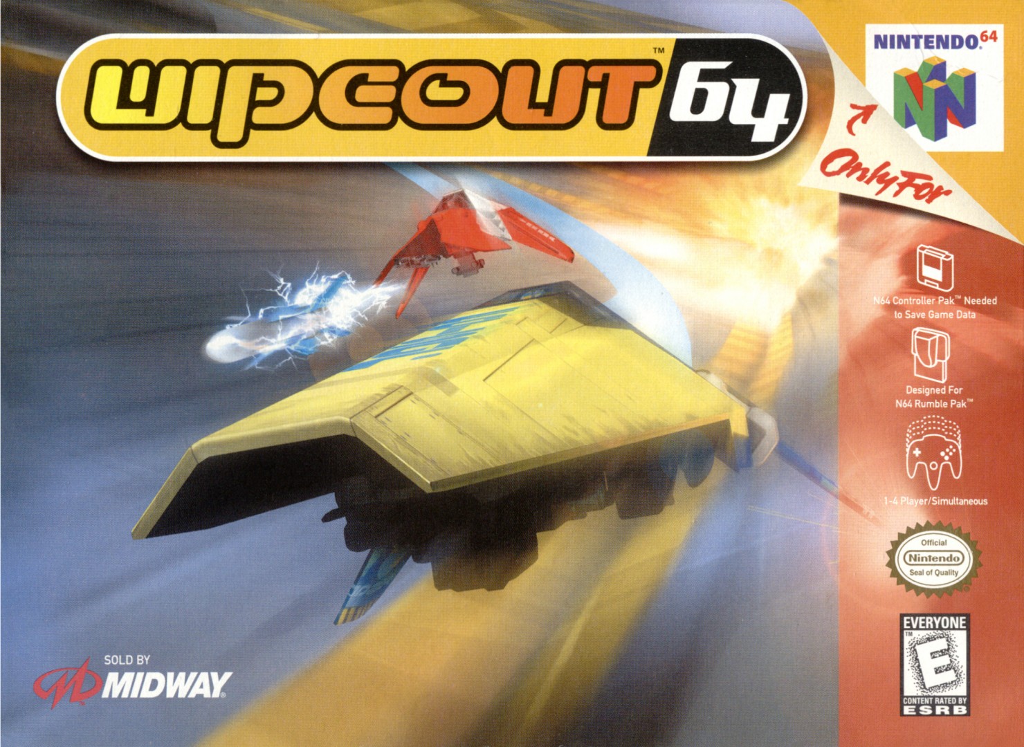 Wipeout 64 (1998) cover art