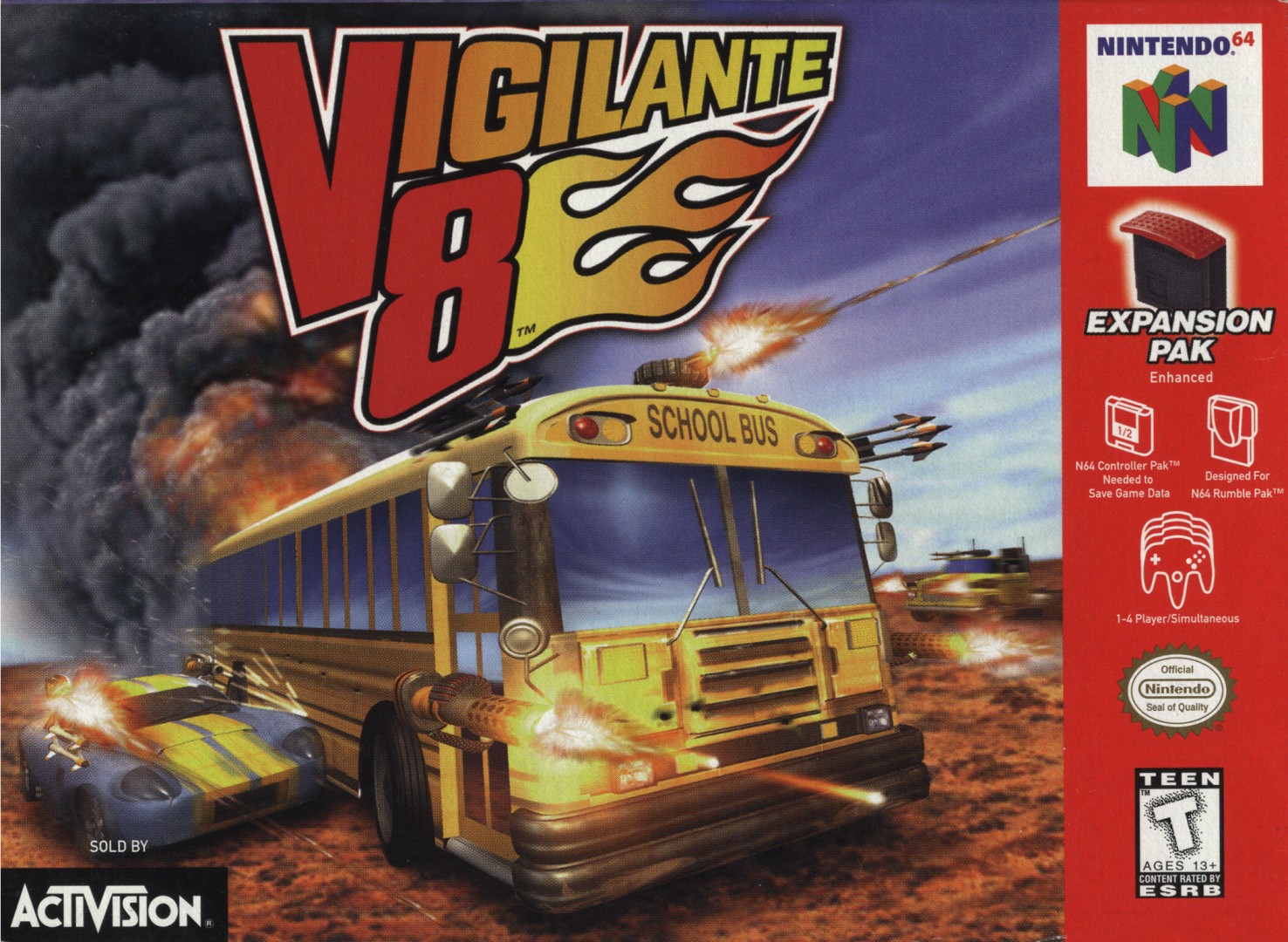 Vigilante 8 (1999) cover art