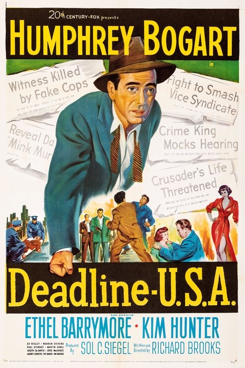 Deadline - U.S.A. (1952) poster